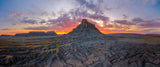 Factory Butte Poster och Canvastavla