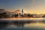Foggy Morning Poster och Canvastavla