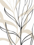 Botanical Lines Art Poster och Canvastavla