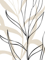 Botanical Lines Art Poster och Canvastavla