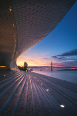 Lisbon - Art Museum Sunrise Poster och Canvastavla