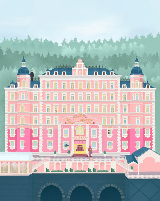 The Grand Budapest Hotel Poster och Canvastavla