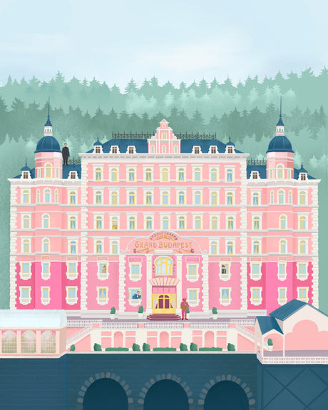 The Grand Budapest Hotel Poster PL Kitchen poster eller kökstavla