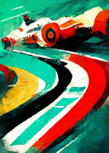 Formula 1 sport art Poster och Canvastavla