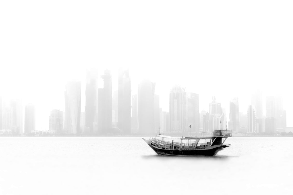 Lonely Boat Poster och Canvastavla