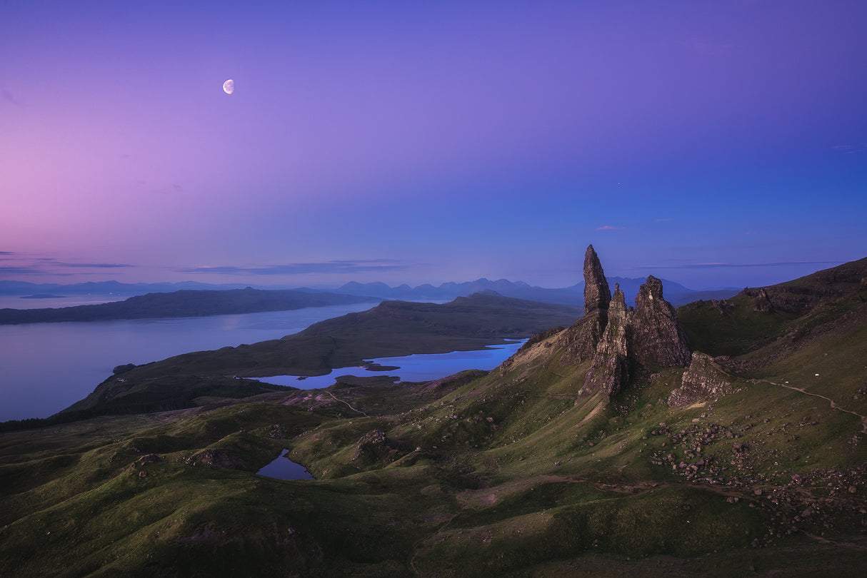 Scotland - Storr at Night Poster och Canvastavla