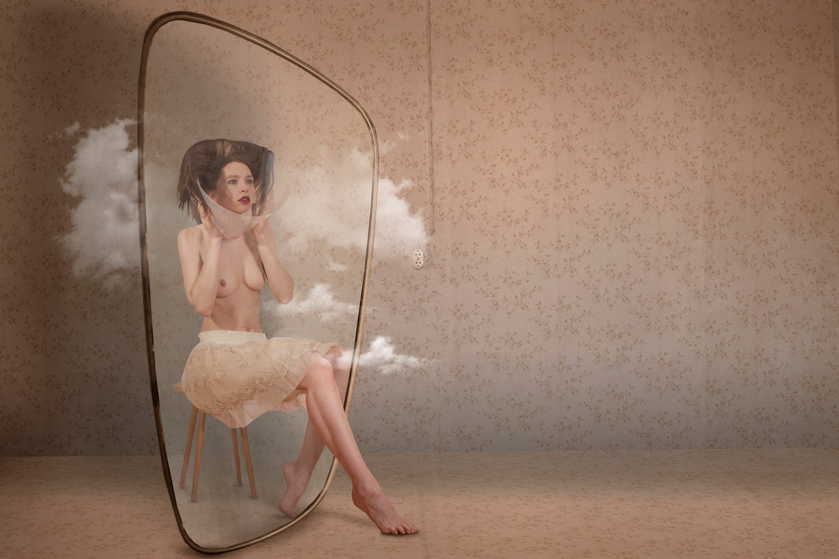 The girl behind the mirror Poster och Canvastavla