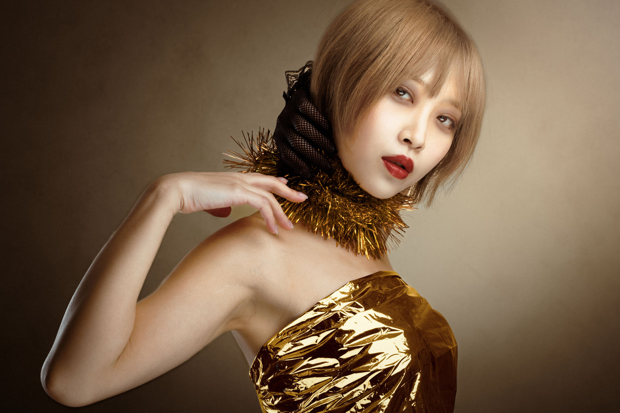 Gold Dress Poster och Canvastavla