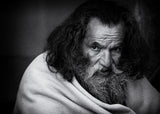 Homeless from Old Town Square 4361 Poster och Canvastavla