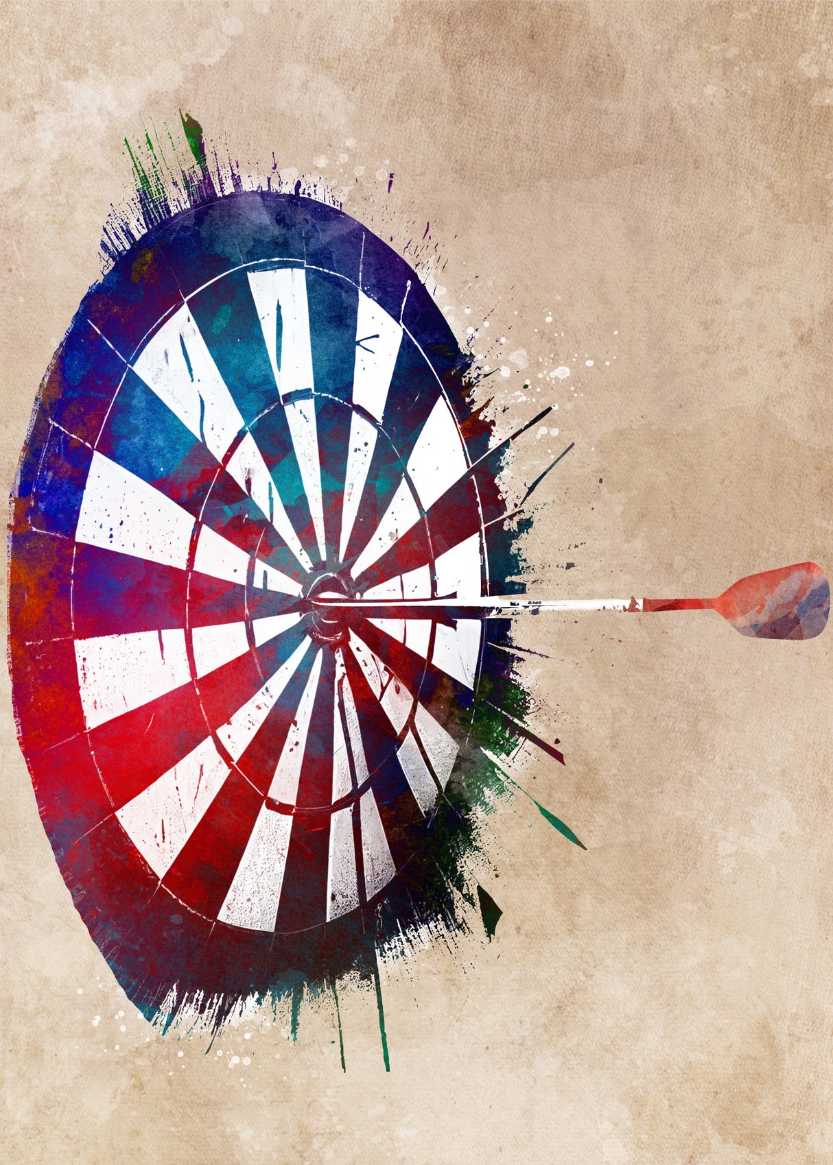 Dart Sport Art 8 Poster och Canvastavla