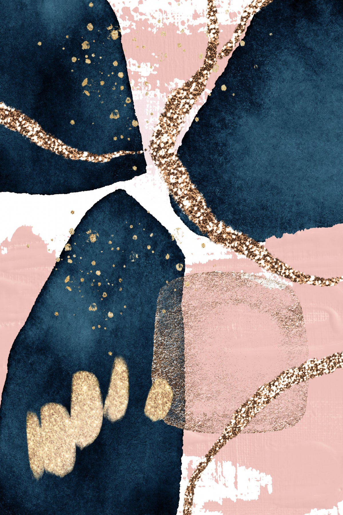 Fabulously  Navy -2 Poster och Canvastavla