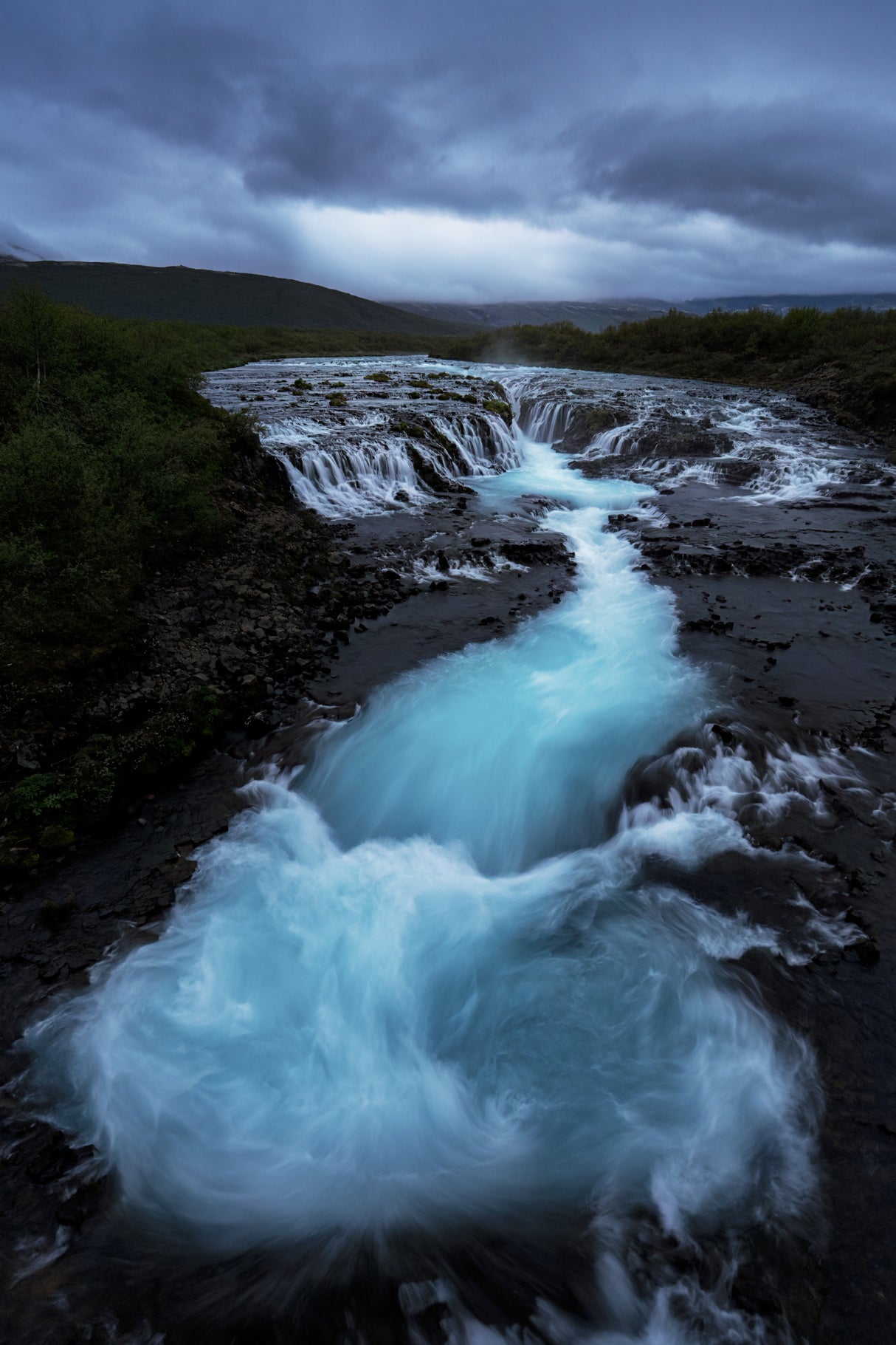 Beautiful Blue Fall! Poster och Canvastavla