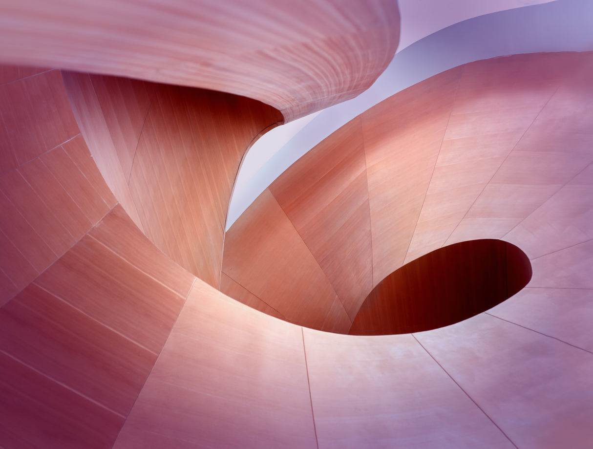 Wooden Curves Poster och Canvastavla