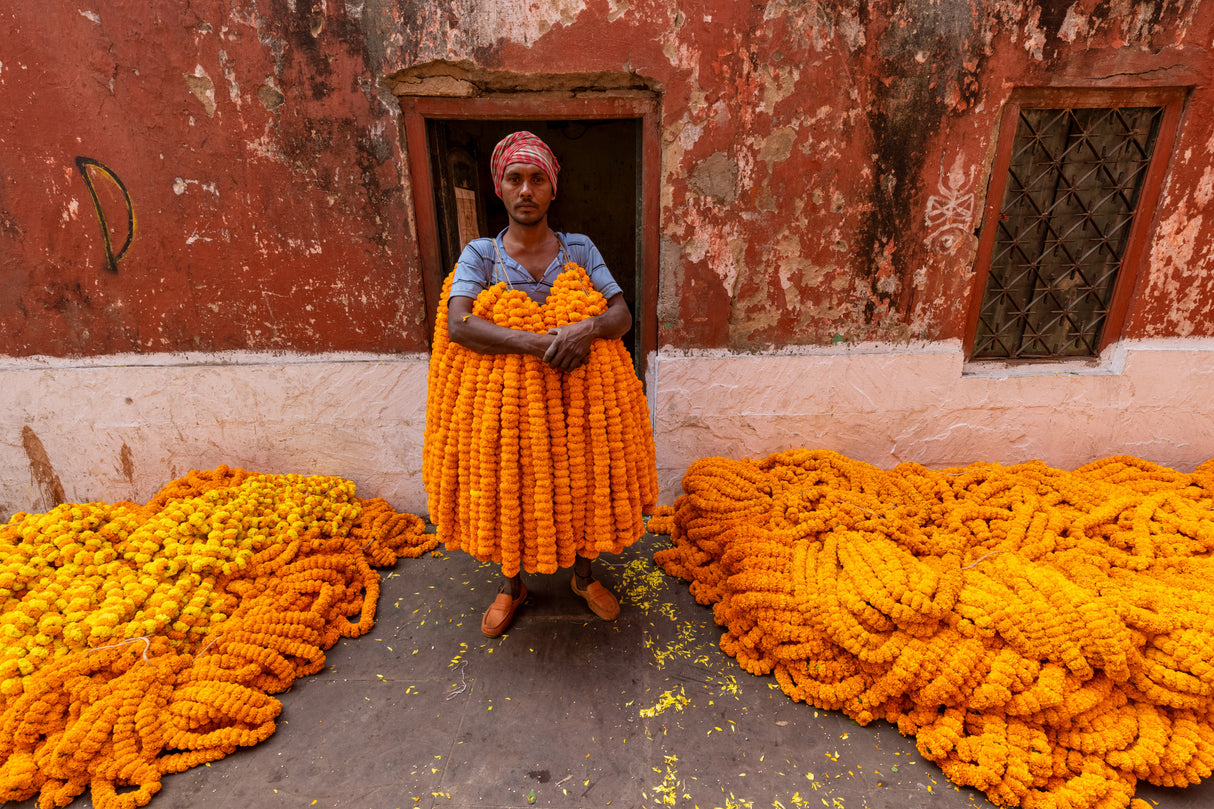 Flower seller Poster och Canvastavla