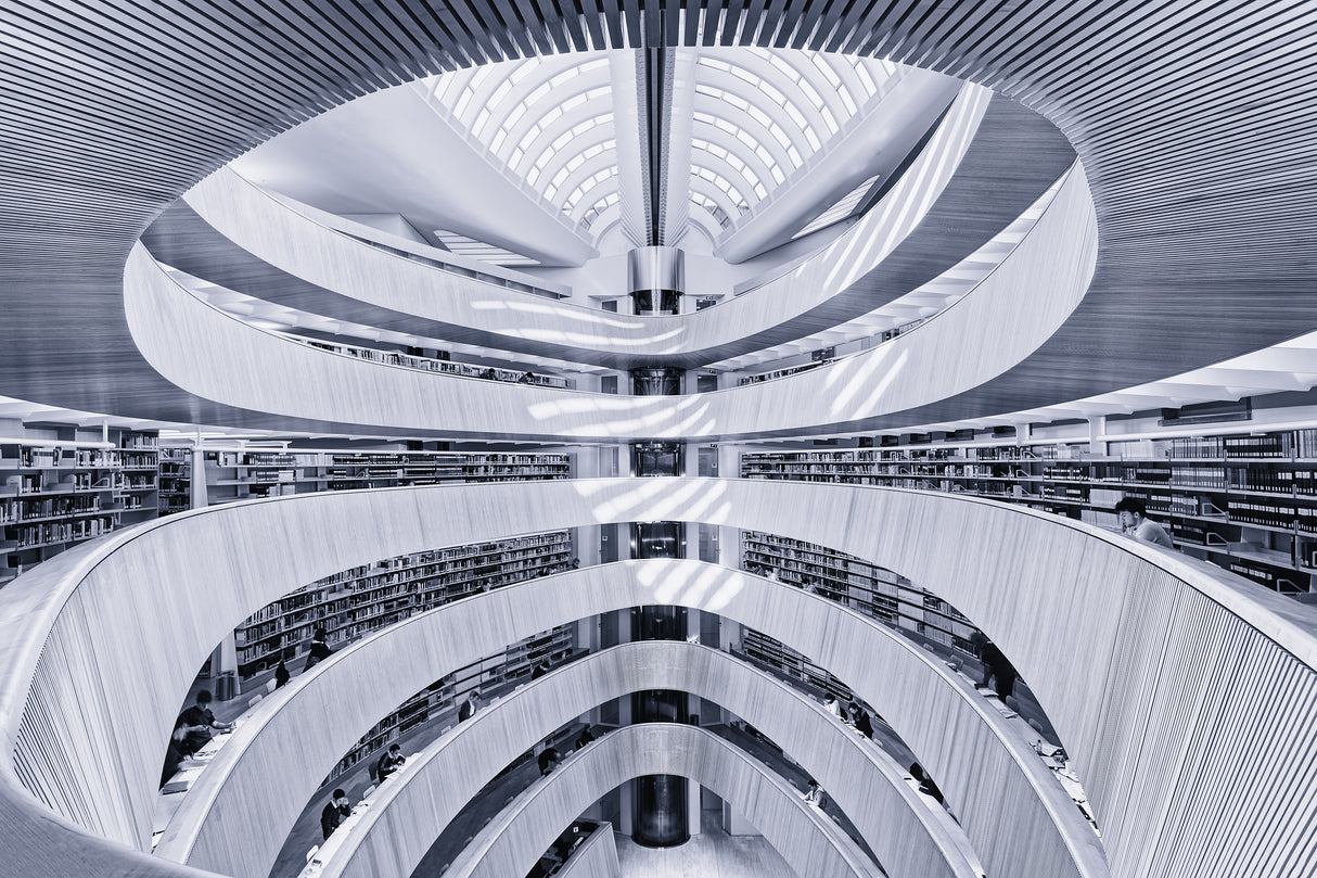 Juristische Bibliothek Zürich Poster och Canvastavla