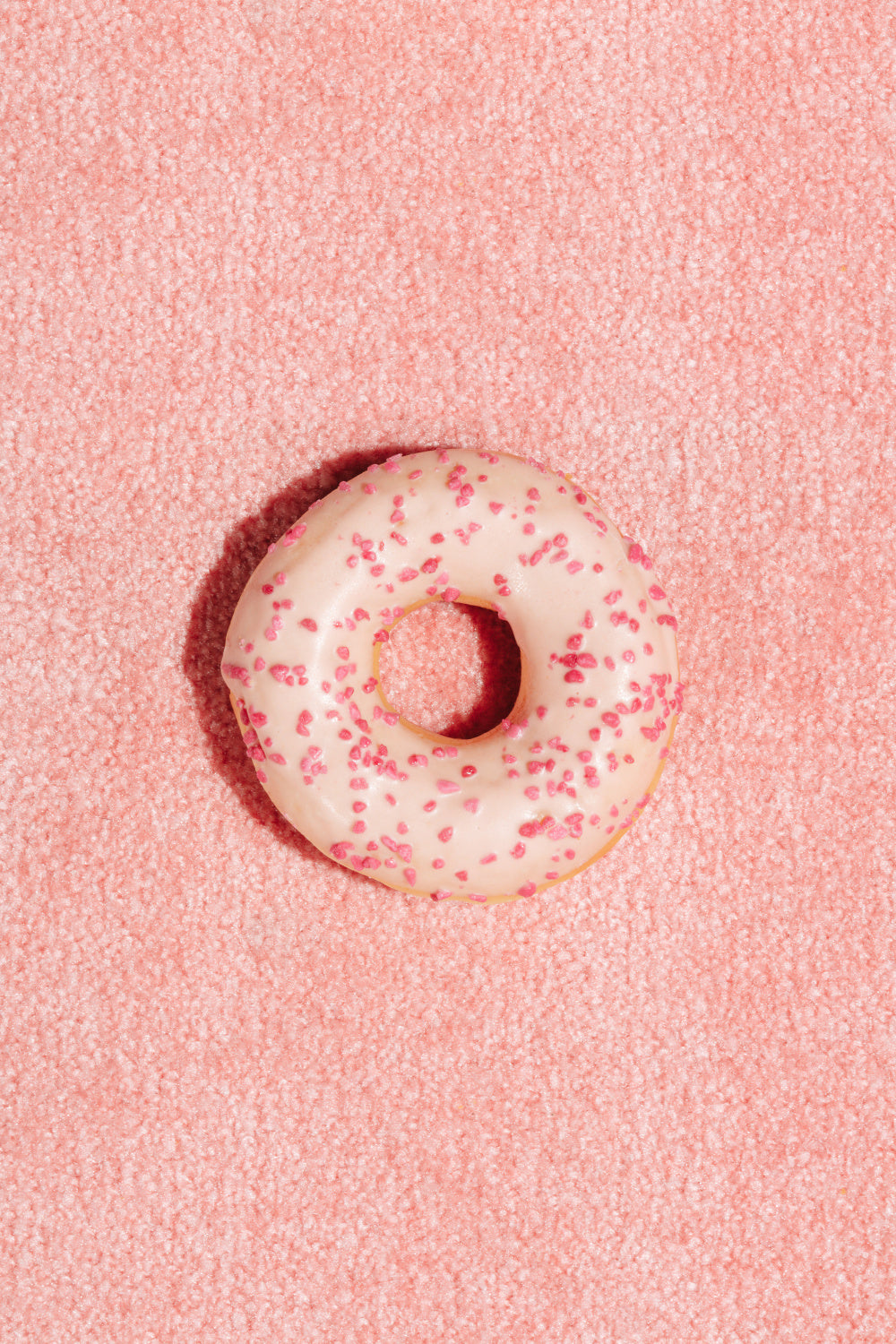 Pink Doughnut Poster och Canvastavla