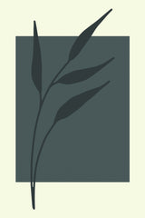 Abstract Minimal Plants #4 Poster och Canvastavla