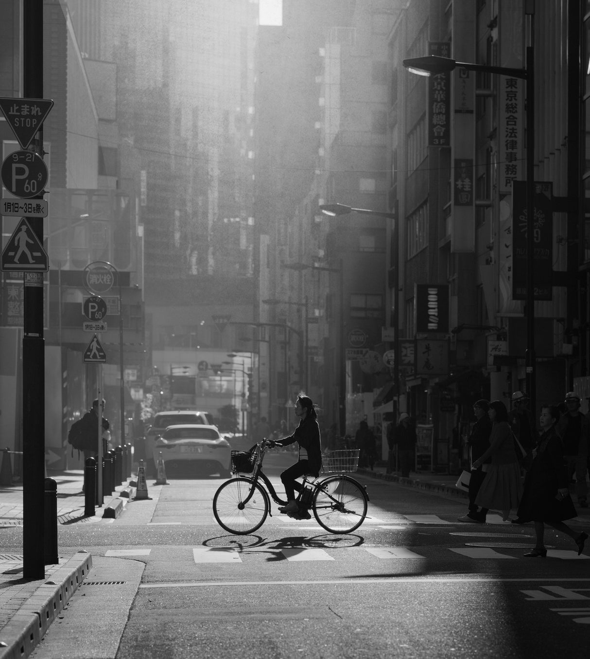Ginza street Poster och Canvastavla
