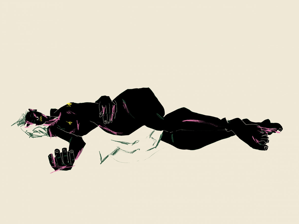 A Girl Asleep Poster och Canvastavla