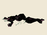A Girl Asleep Poster och Canvastavla