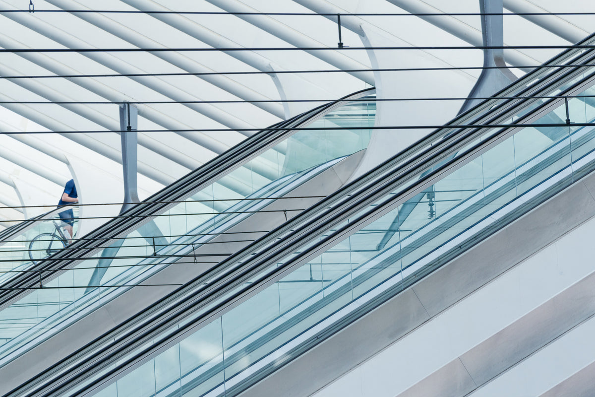 Escalators Poster och Canvastavla
