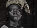 Yoruba woman from the kingdom of Oyo, Nigeria Poster och Canvastavla