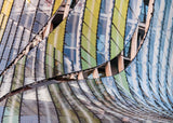 Curved lines and color Poster och Canvastavla