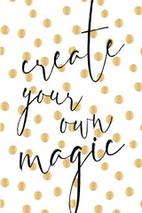 Create Magic Poster och Canvastavla