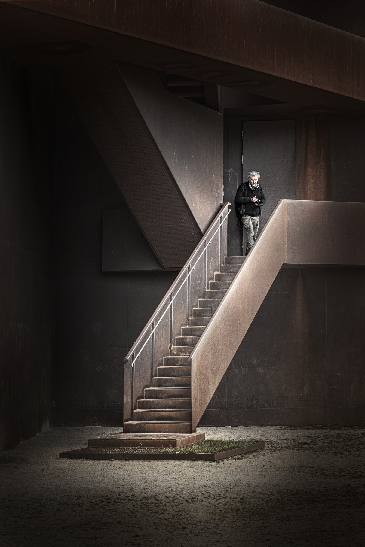 the iron staircase Poster och Canvastavla