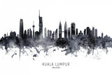 Kuala Lumpur Malaysia Skyline Poster och Canvastavla