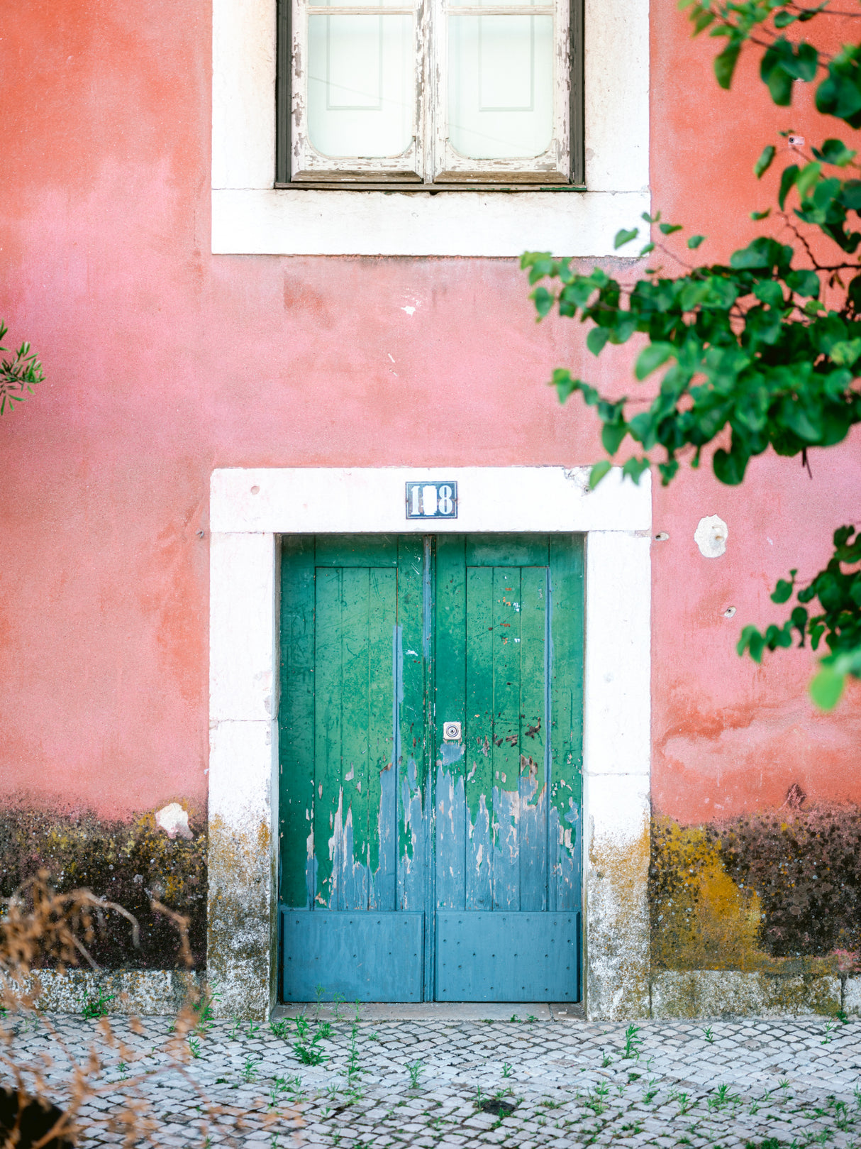 Little door in Lisbon Poster och Canvastavla