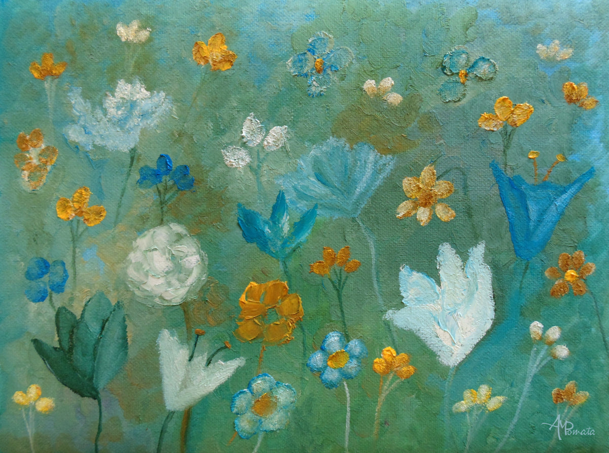 Poise In Turquoise Poster och Canvastavla
