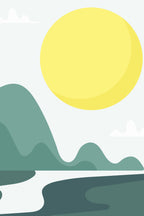 Boho Sunny Landscape #2 Poster och Canvastavla