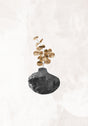 Black and gold house plant 4 Vas och keramikposter