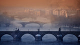 Prague - Winter Mood Poster och Canvastavla