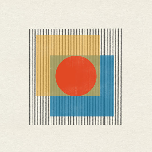 Midcentury Modern Object No3. Poster och Canvastavla