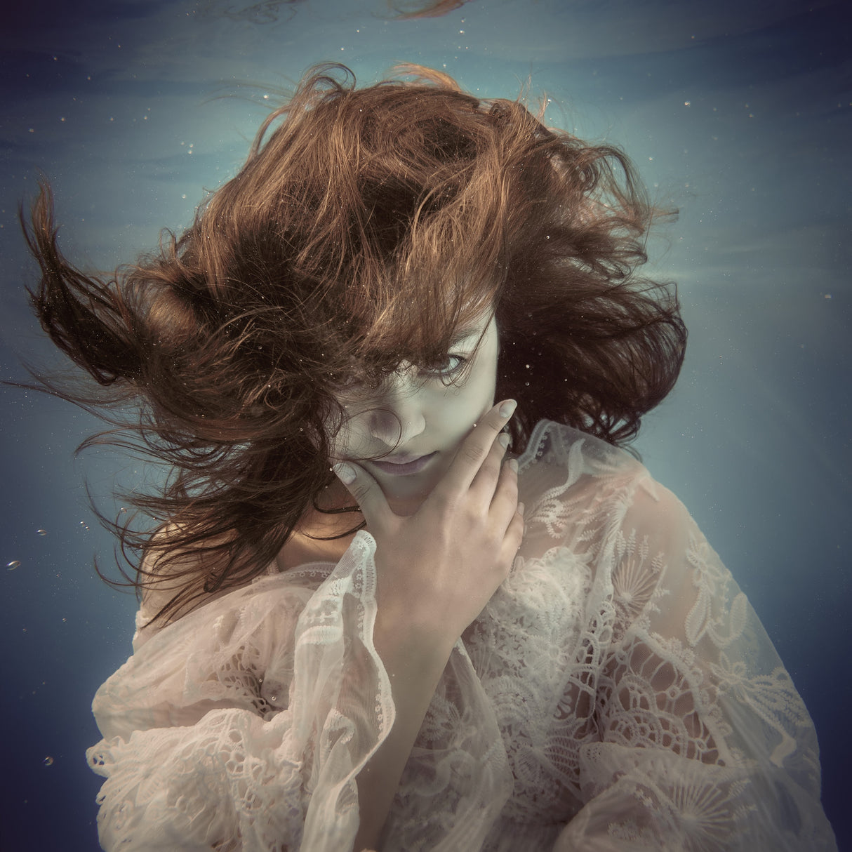 Lace of water and light Poster och Canvastavla