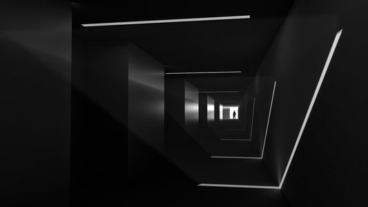 Light in Corridor Poster och Canvastavla