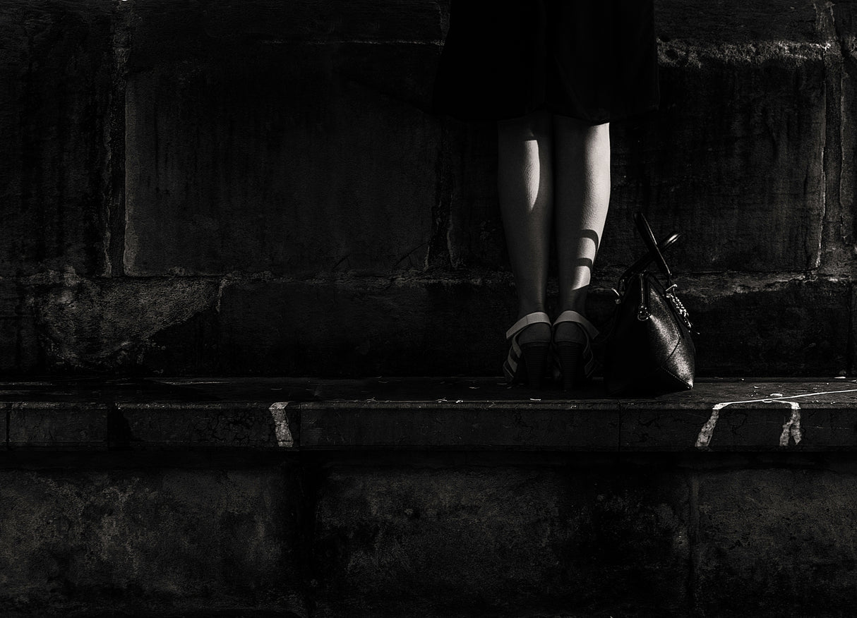 Legs and bag Poster och Canvastavla