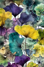 Ginko Biloba leaves 4 Poster och Canvastavla