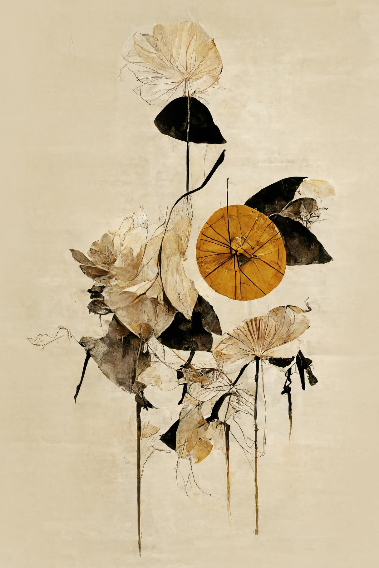 The Golden Wheel Poster och Canvastavla