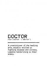 Quote Doctor Poster och Canvastavla