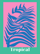 Tropical Plant Poster och Canvastavla