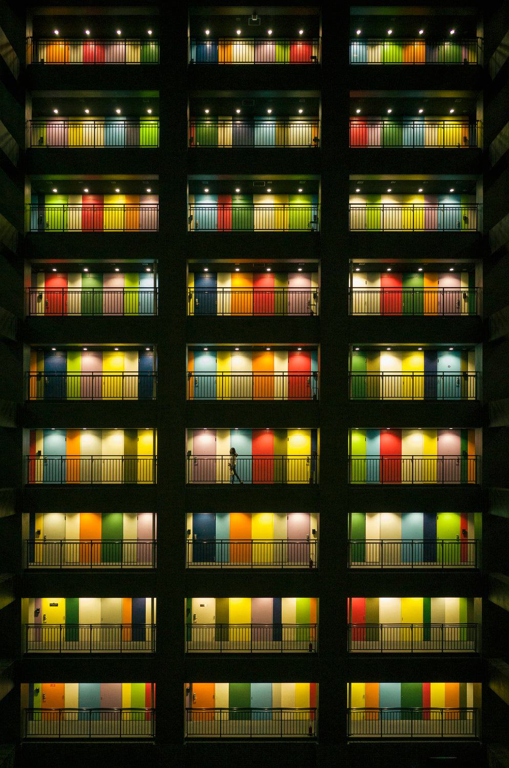 Rainbow doors Poster och Canvastavla