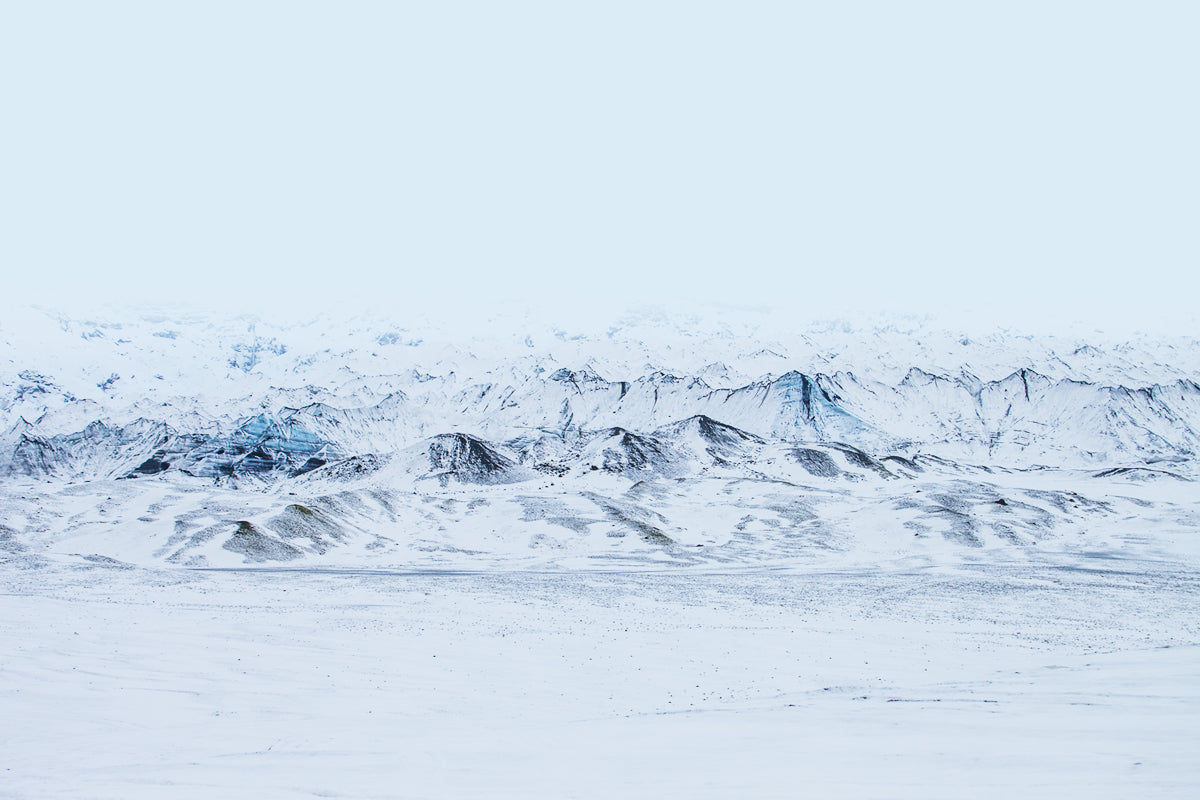 #2 Sketched by the wind: Glacier contours Poster och Canvastavla