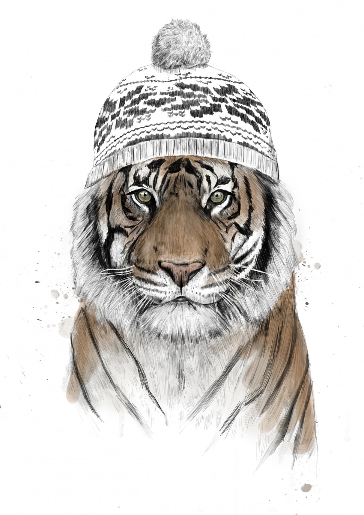 Siberian tiger Poster och Canvastavla