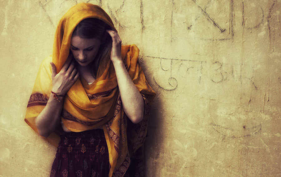 Rajasthan Girl Poster och Canvastavla