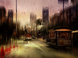 Rainy day in San Francisco Poster och Canvastavla