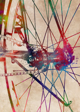 Cycling sport art 14 Poster och Canvastavla