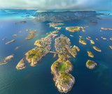 Henningsvær in summer Poster och Canvastavla